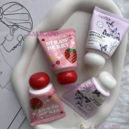 کرم جیبی عطری توت فرنگی و پروانه
